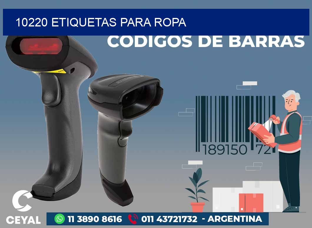10220 ETIQUETAS PARA ROPA
