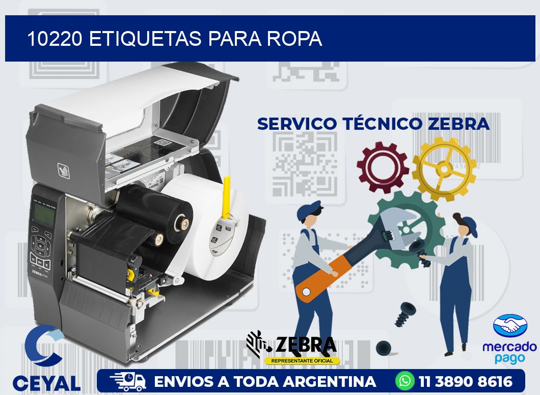 10220 ETIQUETAS PARA ROPA