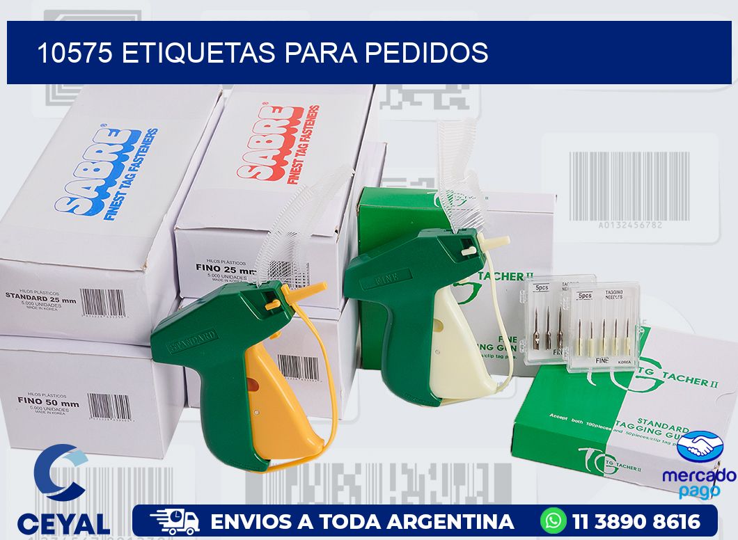 10575 ETIQUETAS PARA PEDIDOS