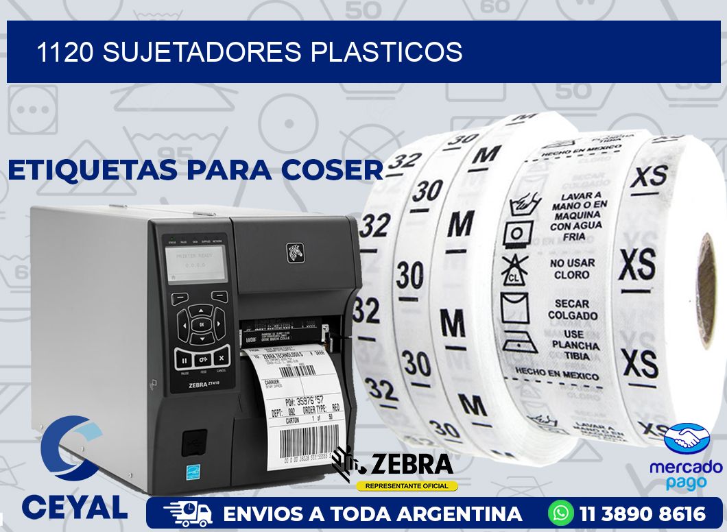1120 SUJETADORES PLASTICOS