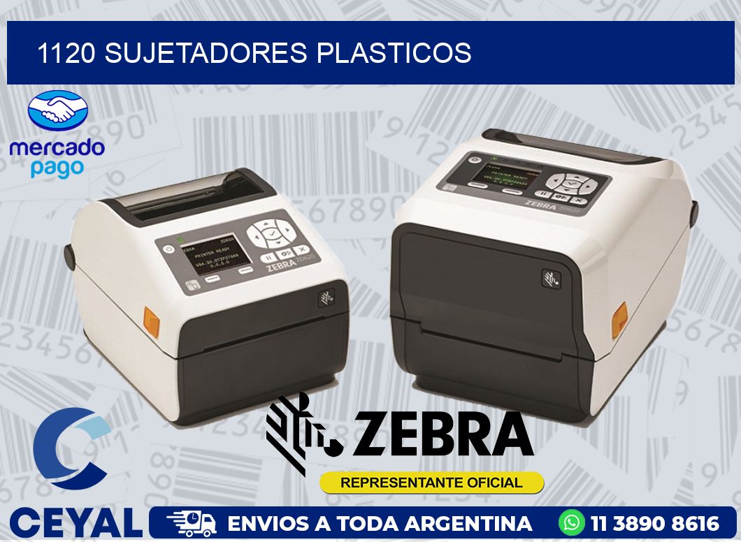 1120 SUJETADORES PLASTICOS