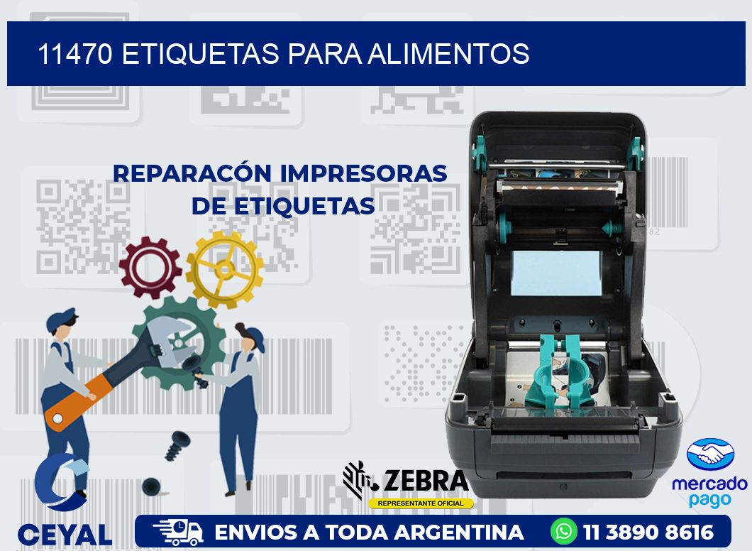 11470 ETIQUETAS PARA ALIMENTOS