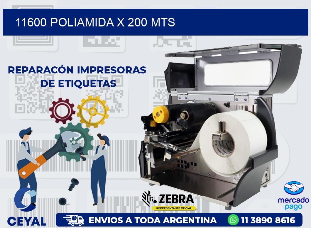 11600 POLIAMIDA X 200 MTS