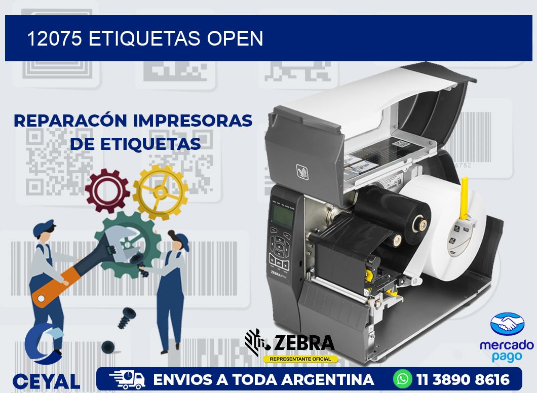 12075 ETIQUETAS OPEN