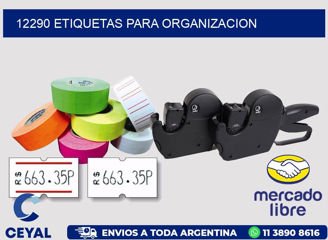 12290 ETIQUETAS PARA ORGANIZACION