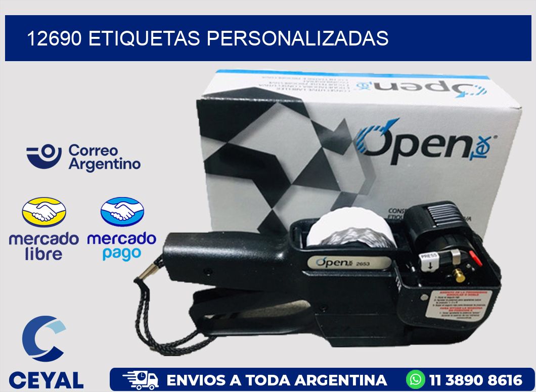 12690 ETIQUETAS PERSONALIZADAS