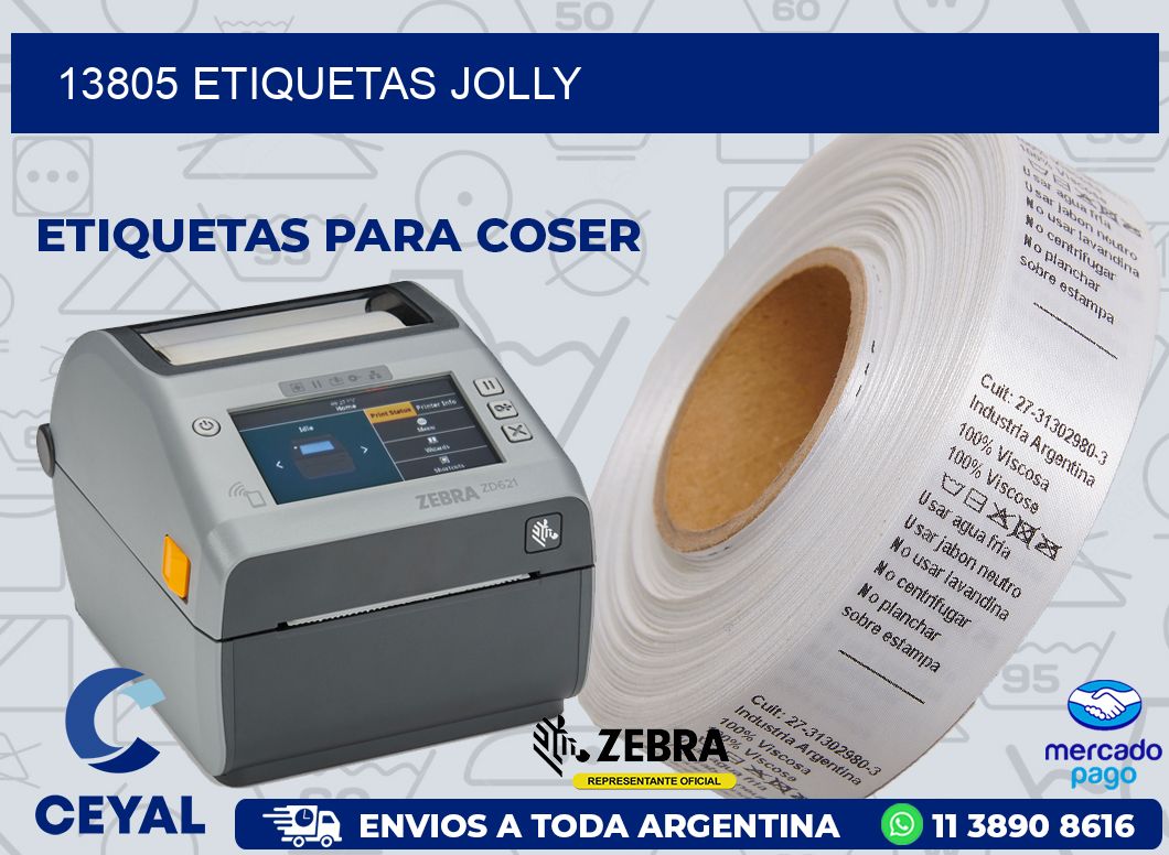 13805 ETIQUETAS JOLLY