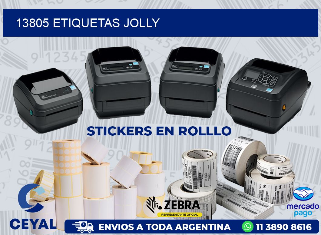 13805 ETIQUETAS JOLLY