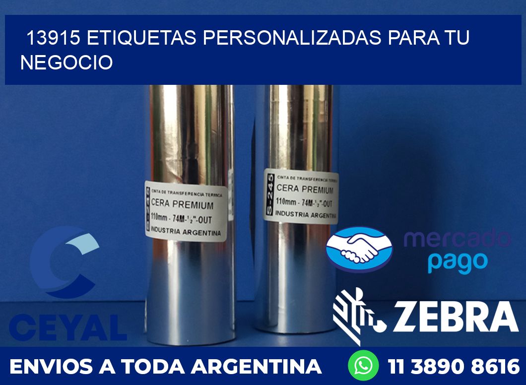 13915 ETIQUETAS PERSONALIZADAS PARA TU NEGOCIO