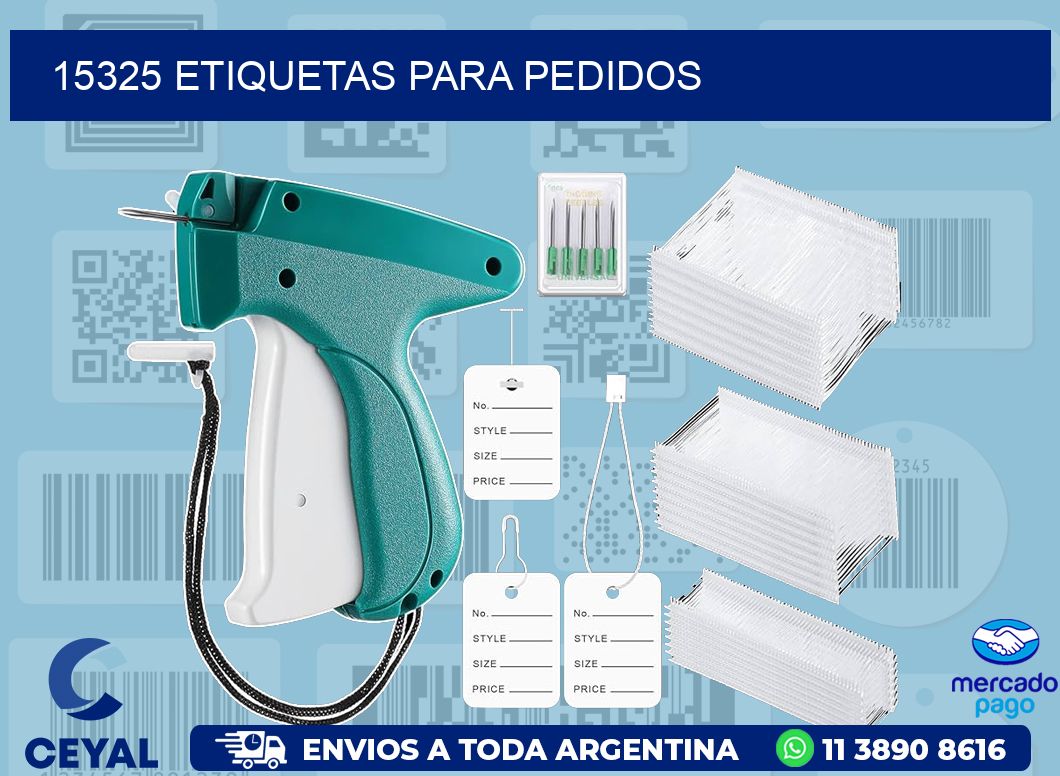 15325 ETIQUETAS PARA PEDIDOS