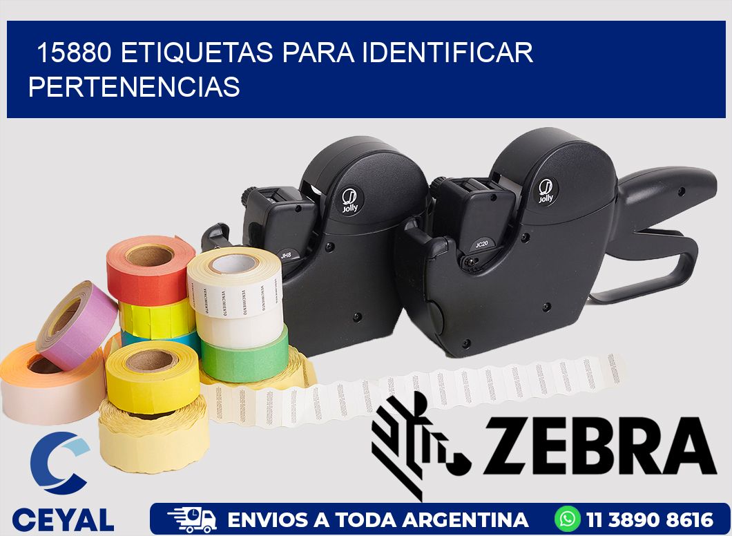 15880 ETIQUETAS PARA IDENTIFICAR PERTENENCIAS