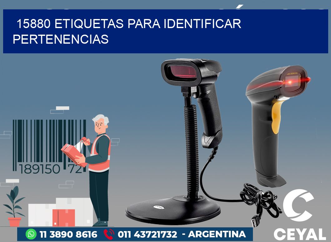 15880 ETIQUETAS PARA IDENTIFICAR PERTENENCIAS