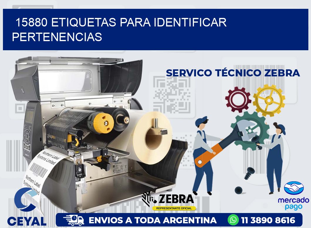 15880 ETIQUETAS PARA IDENTIFICAR PERTENENCIAS