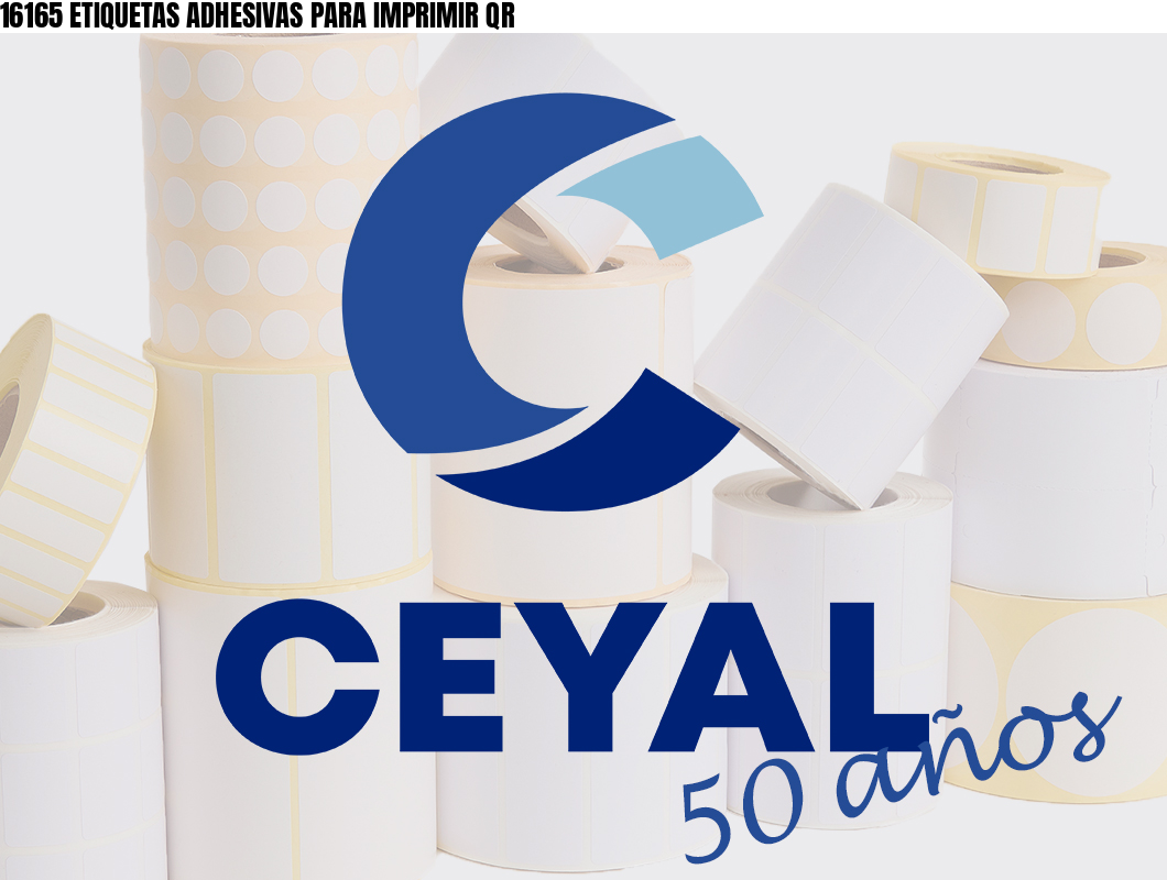 16165 ETIQUETAS ADHESIVAS PARA IMPRIMIR QR