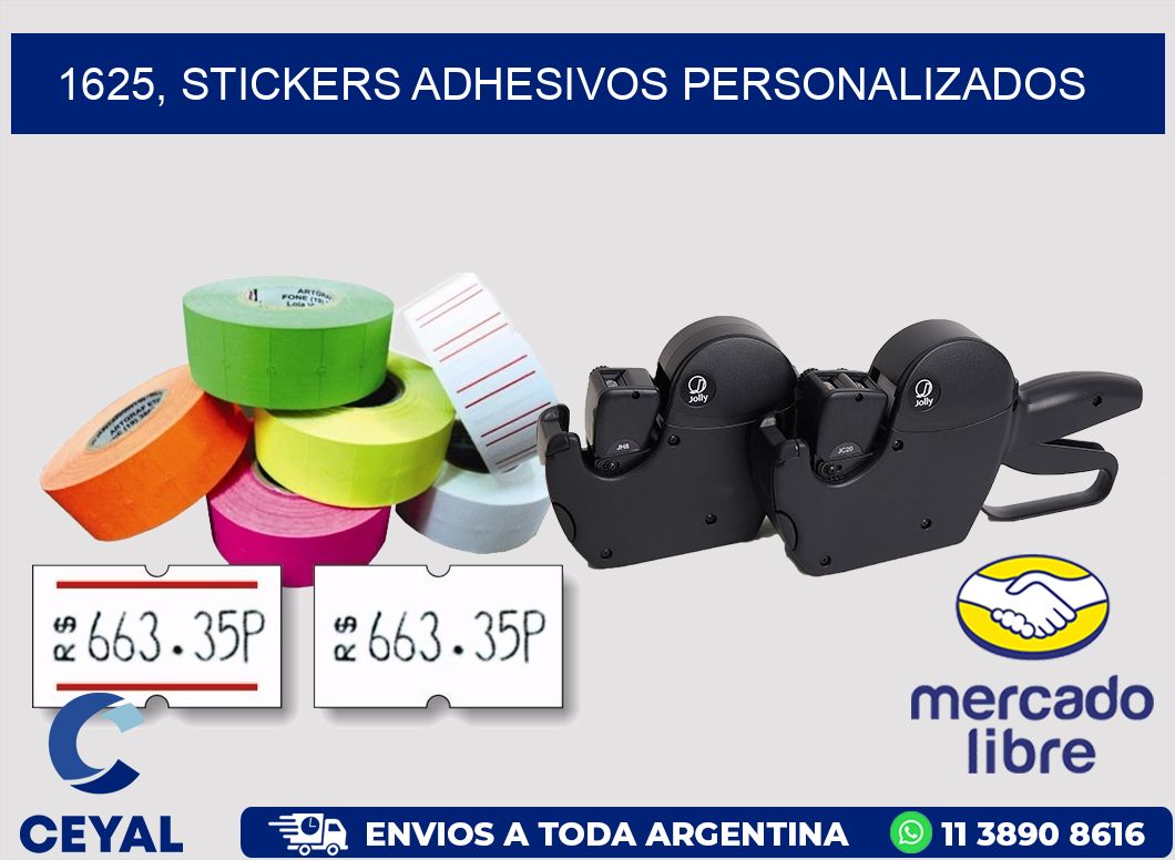 1625, stickers adhesivos personalizados