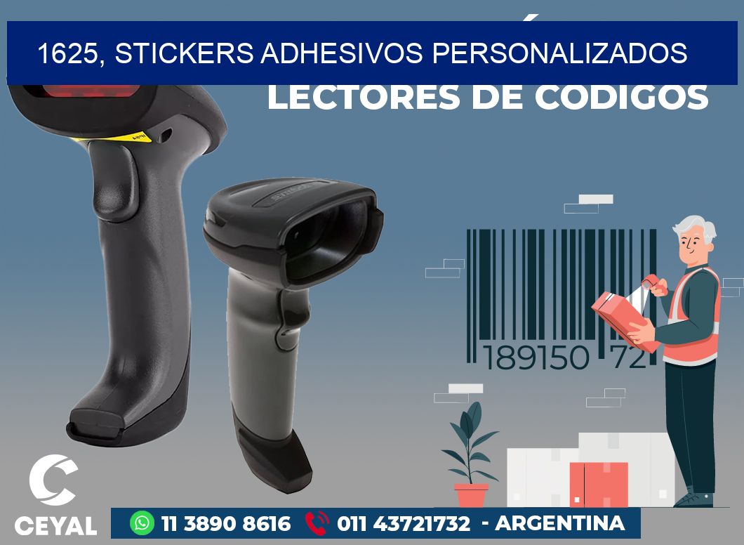 1625, stickers adhesivos personalizados