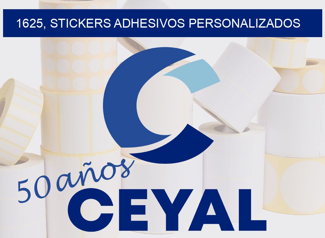 1625, stickers adhesivos personalizados