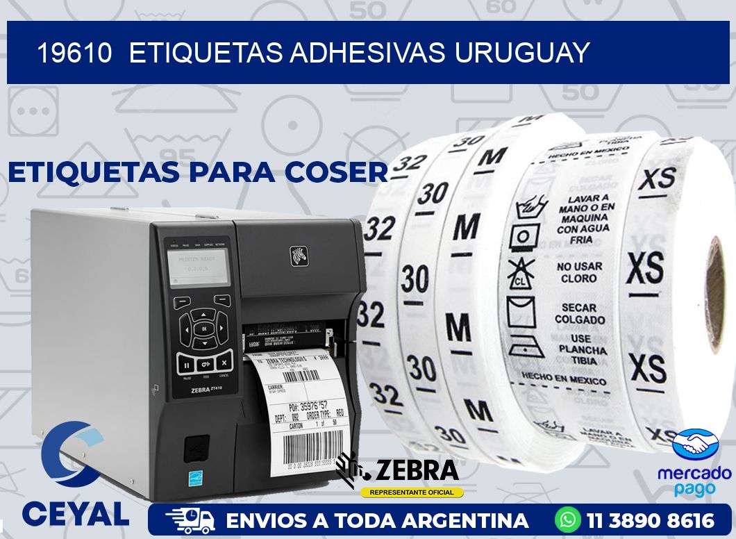 19610  ETIQUETAS ADHESIVAS URUGUAY