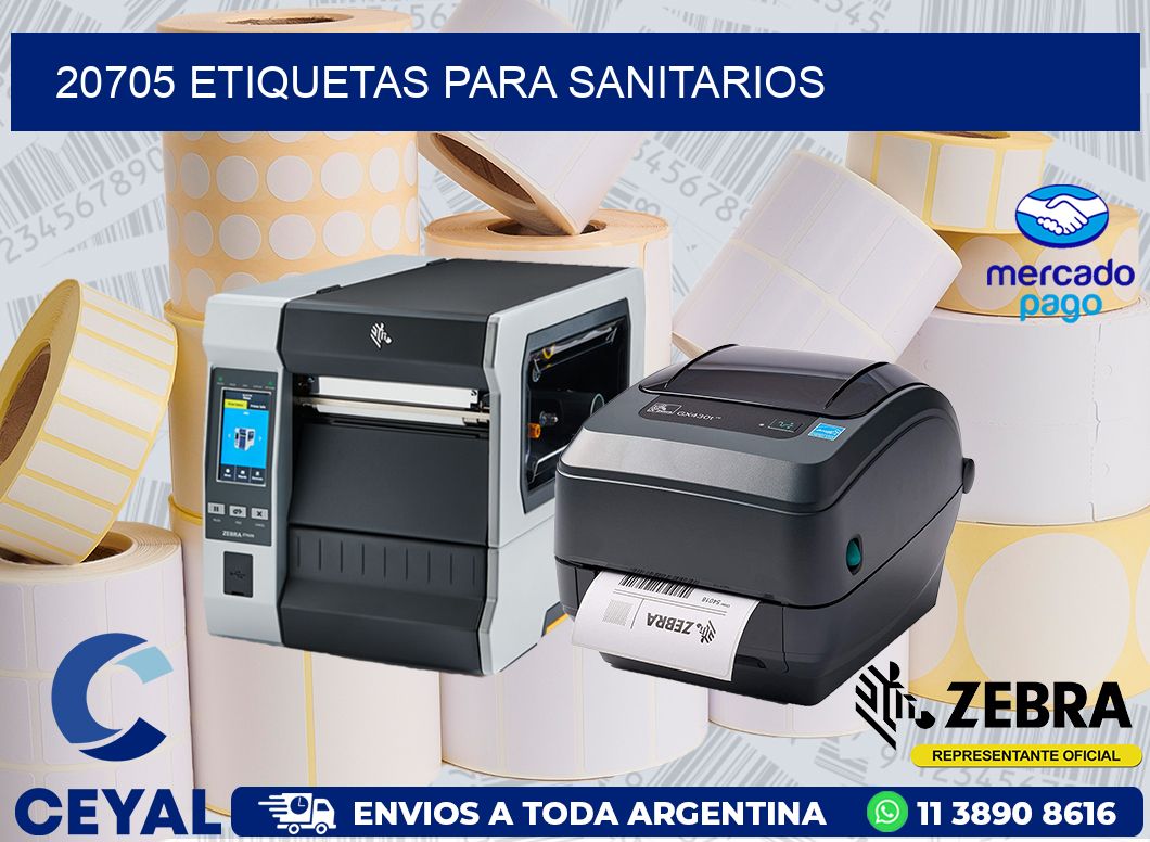 20705 ETIQUETAS PARA SANITARIOS