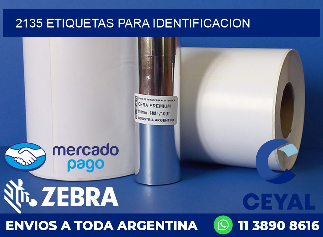 2135 ETIQUETAS PARA IDENTIFICACION