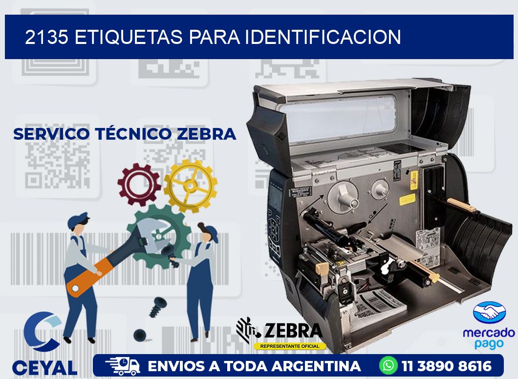 2135 ETIQUETAS PARA IDENTIFICACION