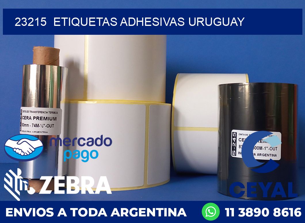 23215  ETIQUETAS ADHESIVAS URUGUAY