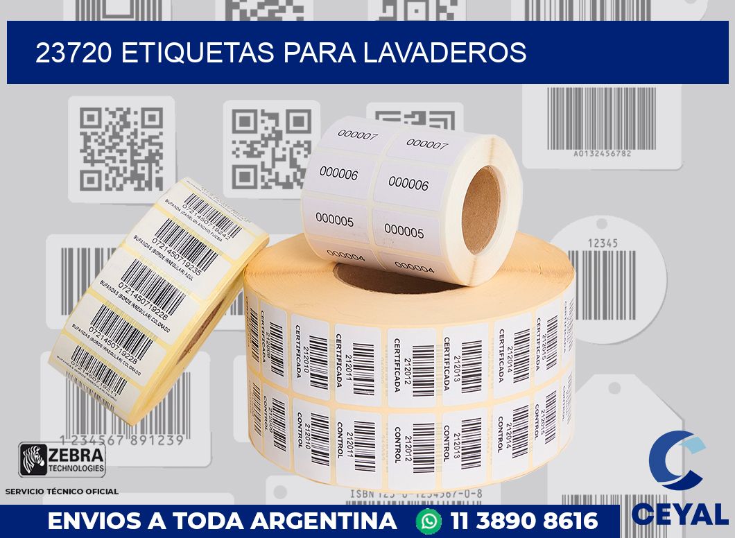 23720 ETIQUETAS PARA LAVADEROS