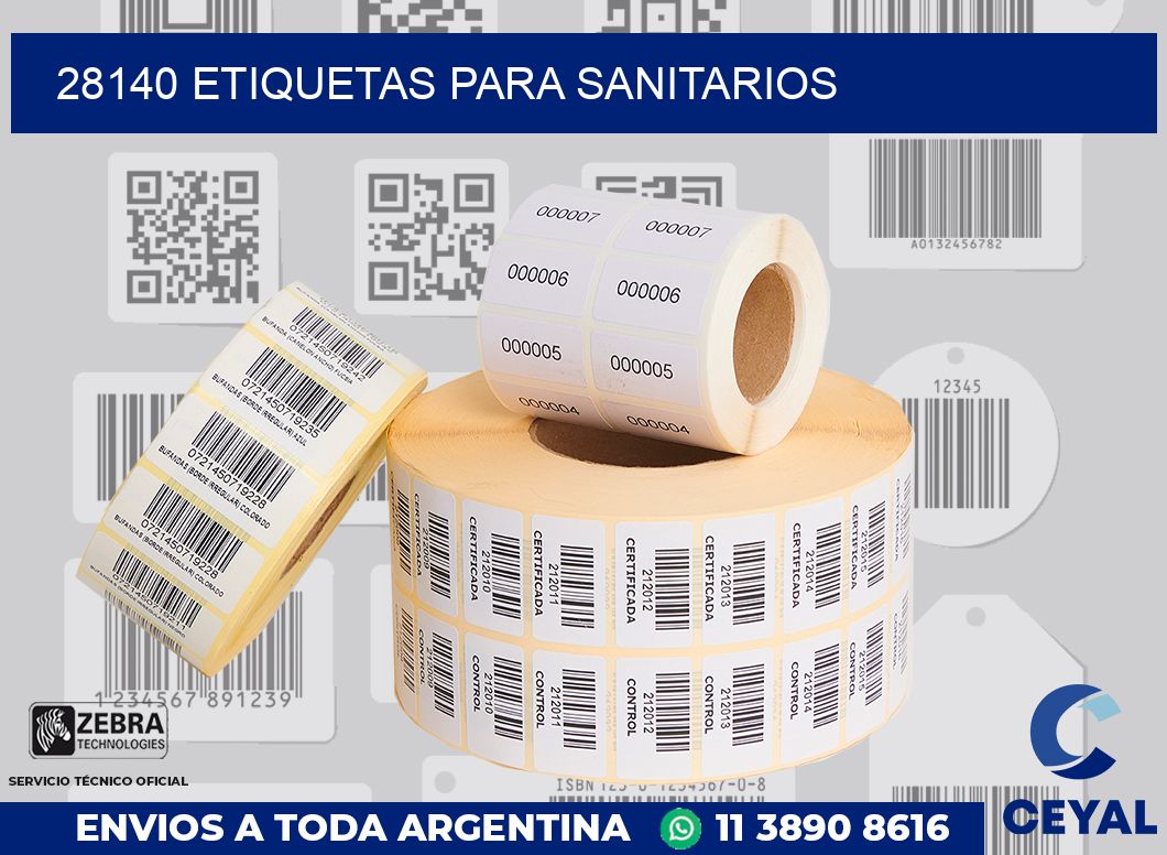28140 ETIQUETAS PARA SANITARIOS