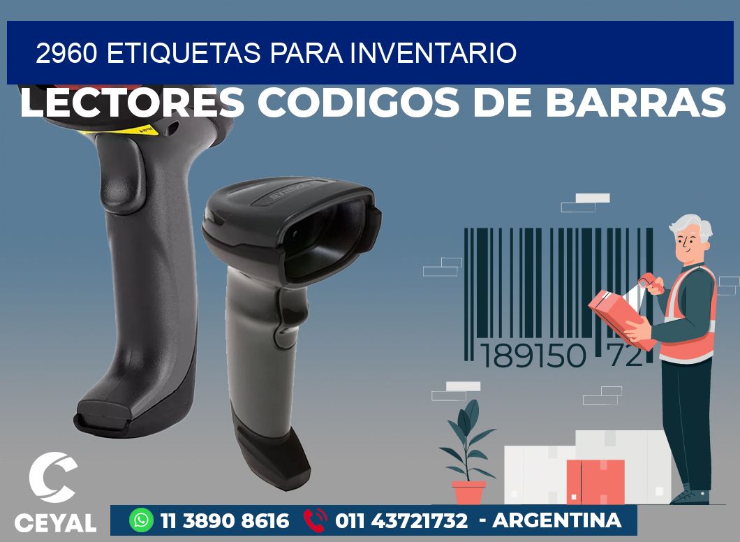 2960 ETIQUETAS PARA INVENTARIO
