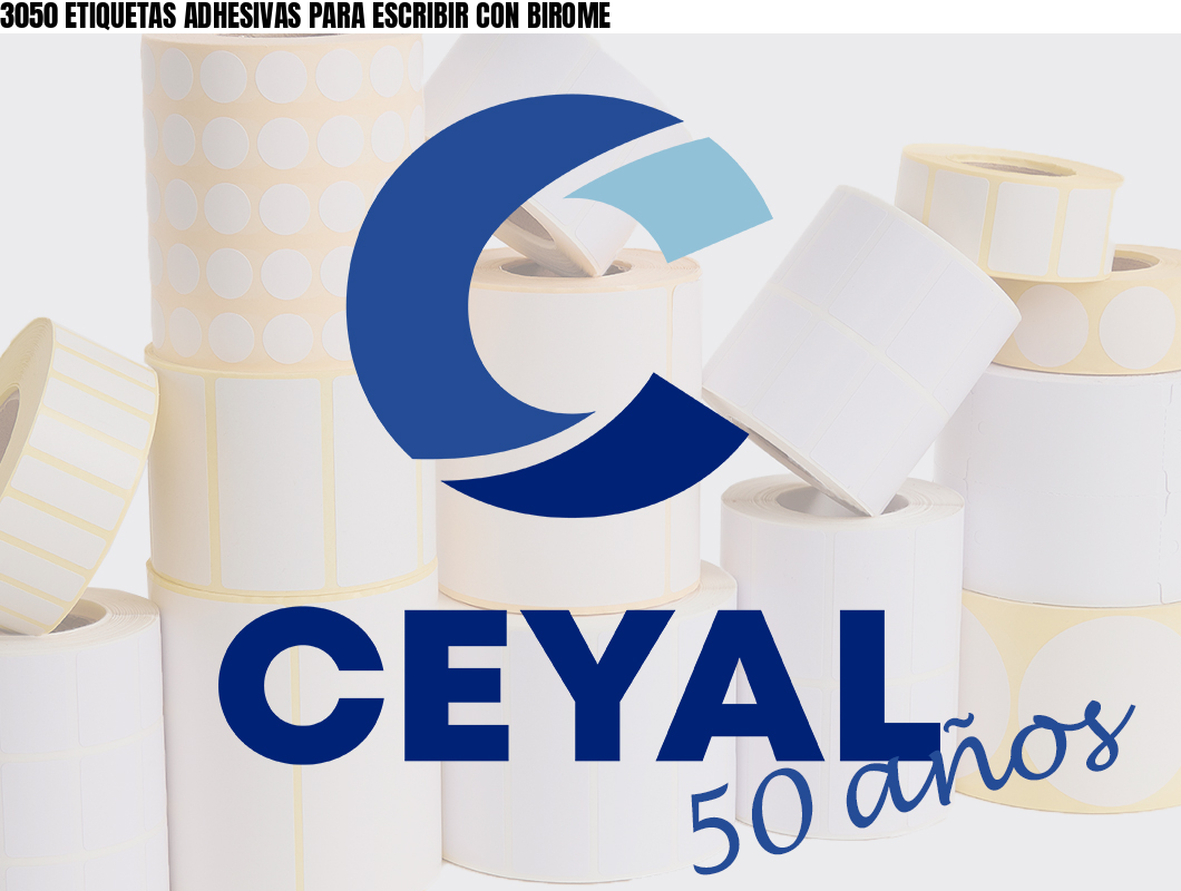 3050 ETIQUETAS ADHESIVAS PARA ESCRIBIR CON BIROME