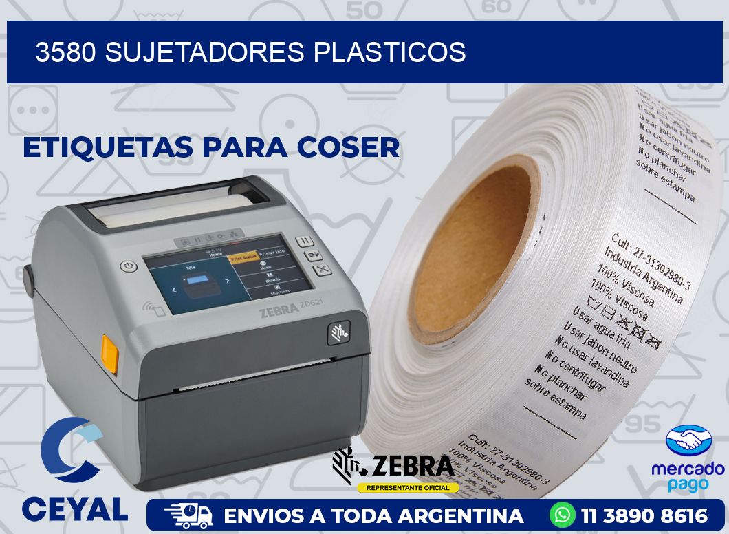 3580 SUJETADORES PLASTICOS