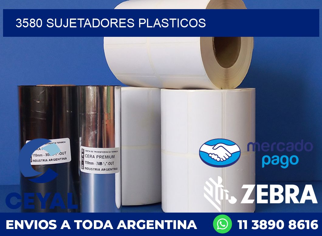 3580 SUJETADORES PLASTICOS