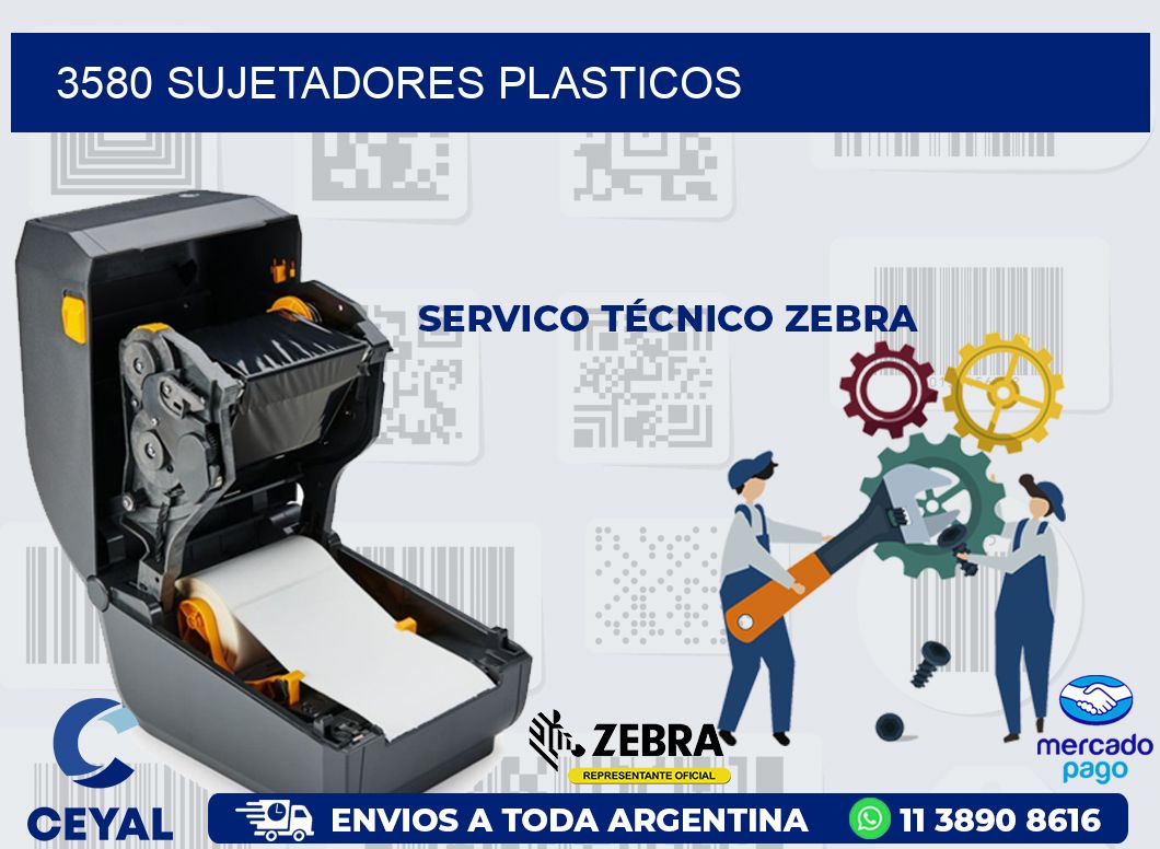 3580 SUJETADORES PLASTICOS