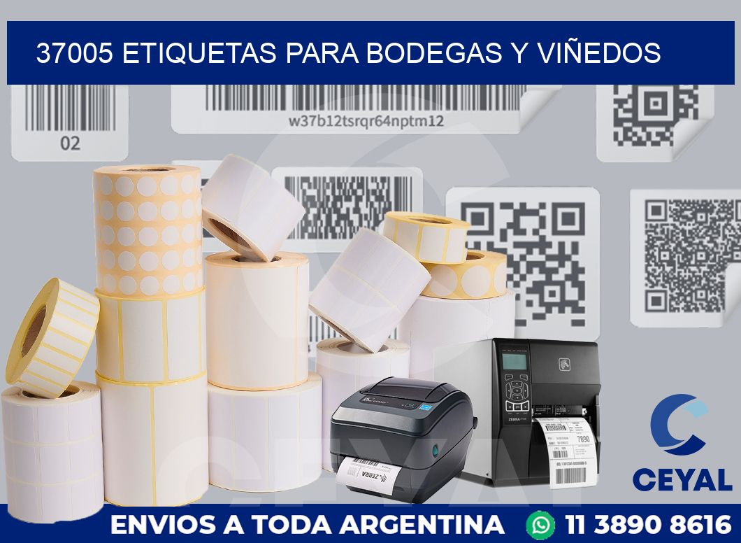 37005 ETIQUETAS PARA BODEGAS Y VIÑEDOS