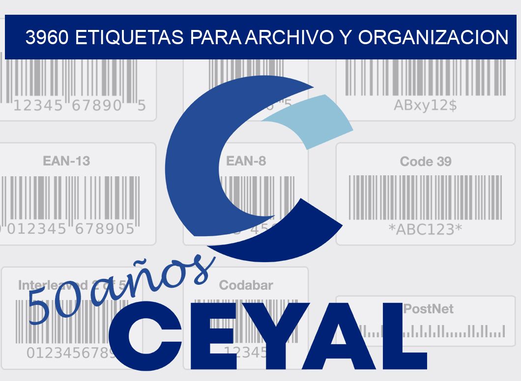 3960 ETIQUETAS PARA ARCHIVO Y ORGANIZACION