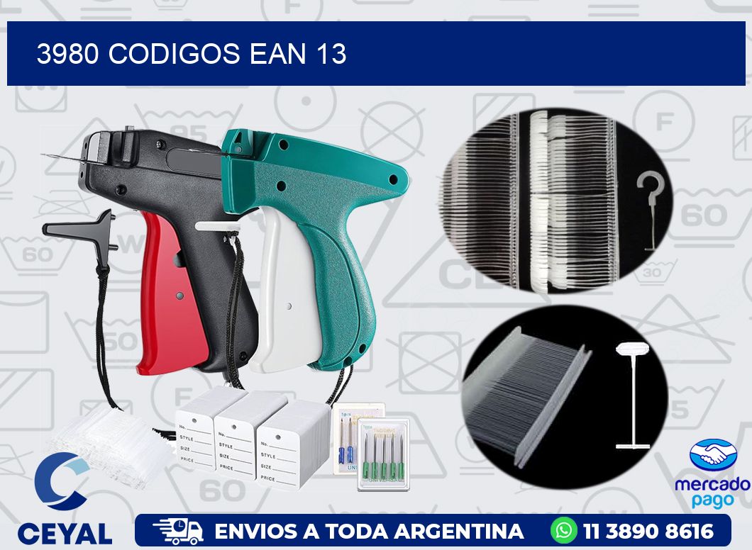 3980 CODIGOS EAN 13