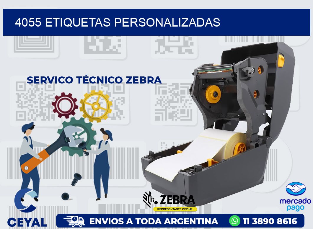 4055 ETIQUETAS PERSONALIZADAS