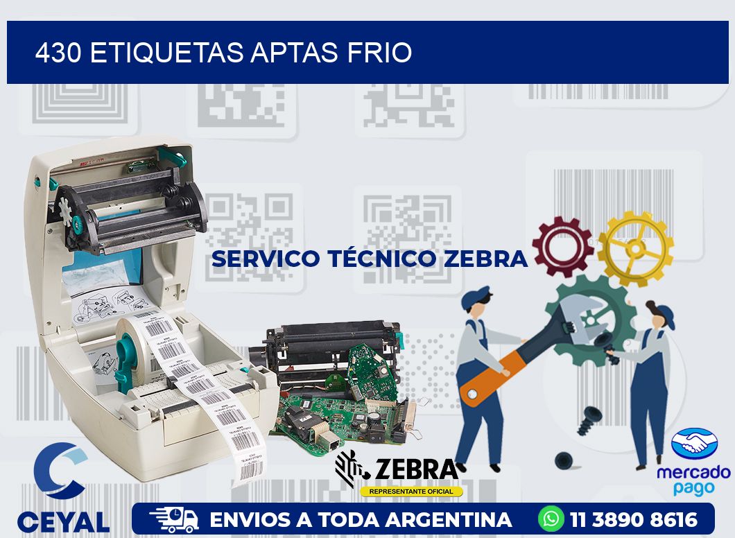 430 ETIQUETAS APTAS FRIO