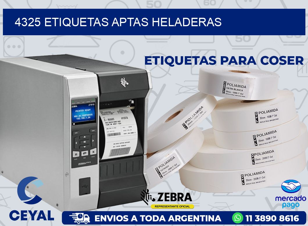 4325 ETIQUETAS APTAS HELADERAS