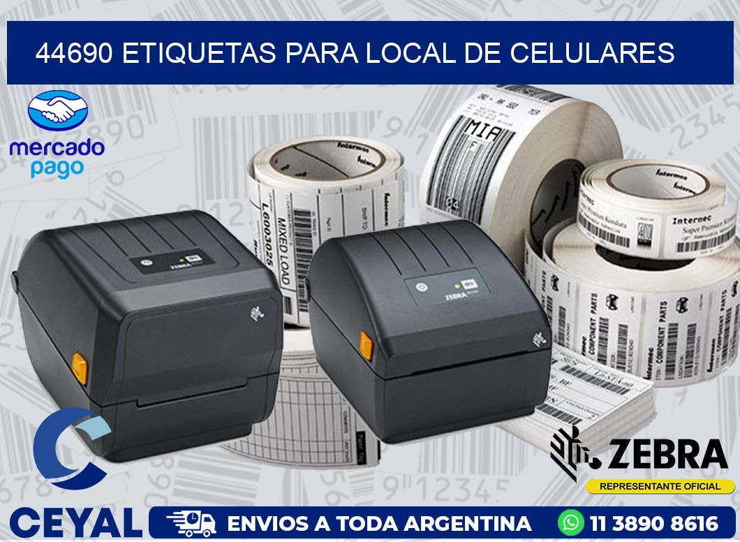 44690 ETIQUETAS PARA LOCAL DE CELULARES