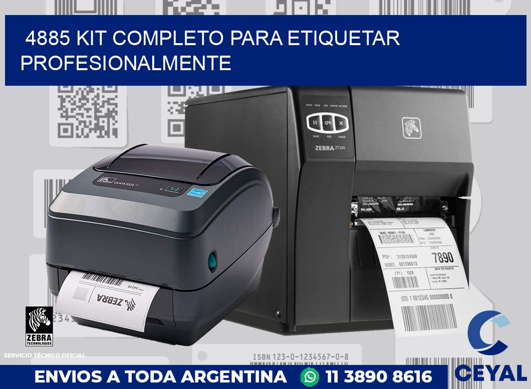 4885 KIT COMPLETO PARA ETIQUETAR PROFESIONALMENTE