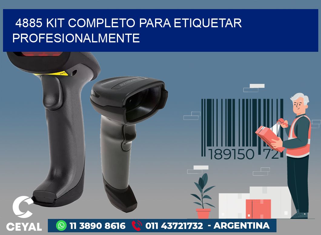 4885 KIT COMPLETO PARA ETIQUETAR PROFESIONALMENTE