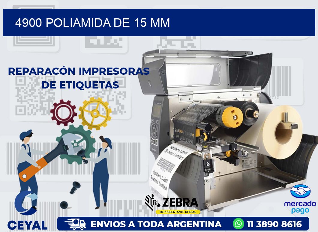 4900 POLIAMIDA DE 15 MM