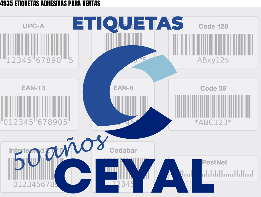 4935 ETIQUETAS ADHESIVAS PARA VENTAS