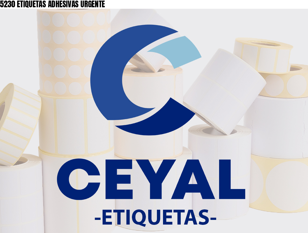 5230 ETIQUETAS ADHESIVAS URGENTE
