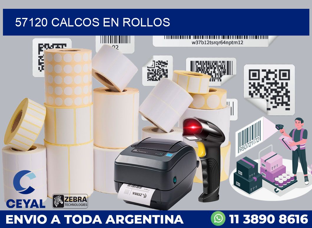 57120 CALCOS EN ROLLOS