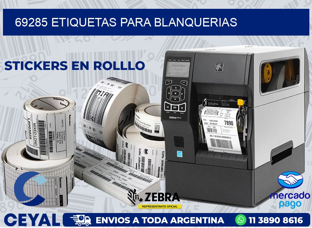 69285 ETIQUETAS PARA BLANQUERIAS