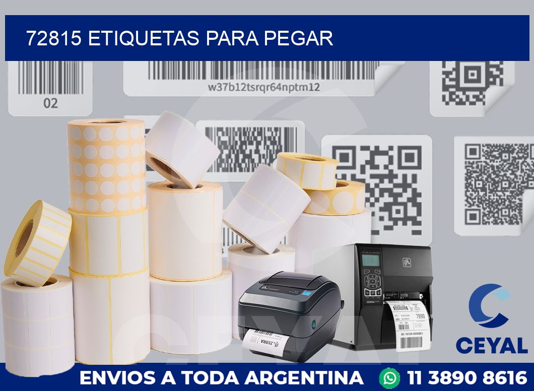 72815 ETIQUETAS PARA PEGAR
