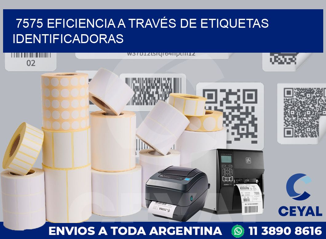 7575 EFICIENCIA A TRAVÉS DE ETIQUETAS IDENTIFICADORAS