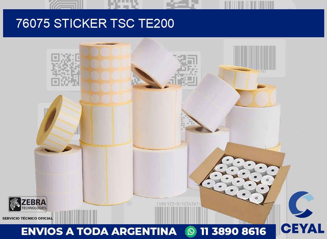 76075 STICKER TSC TE200